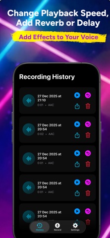 Rewindr:Audio & Voice Reverse Screenshot 3 of 5