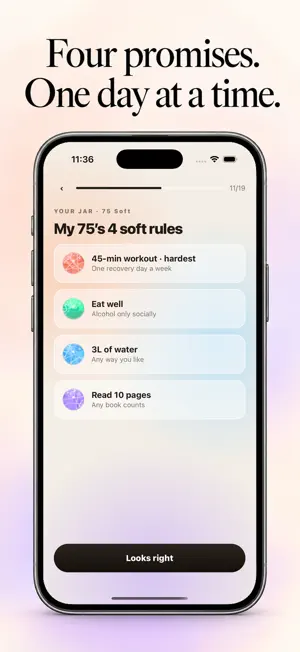 75 Soft Challenge: Daily Log screenshot 2