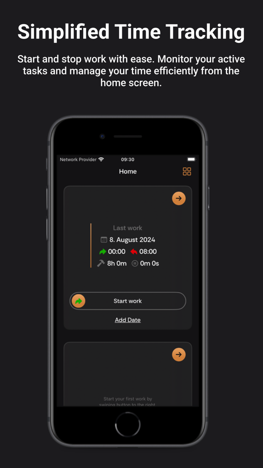 #1. Time of Work (iOS) 由: Robert Adamczyk