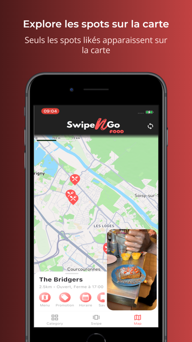 SwipeNGo - Restaurants Screenshot