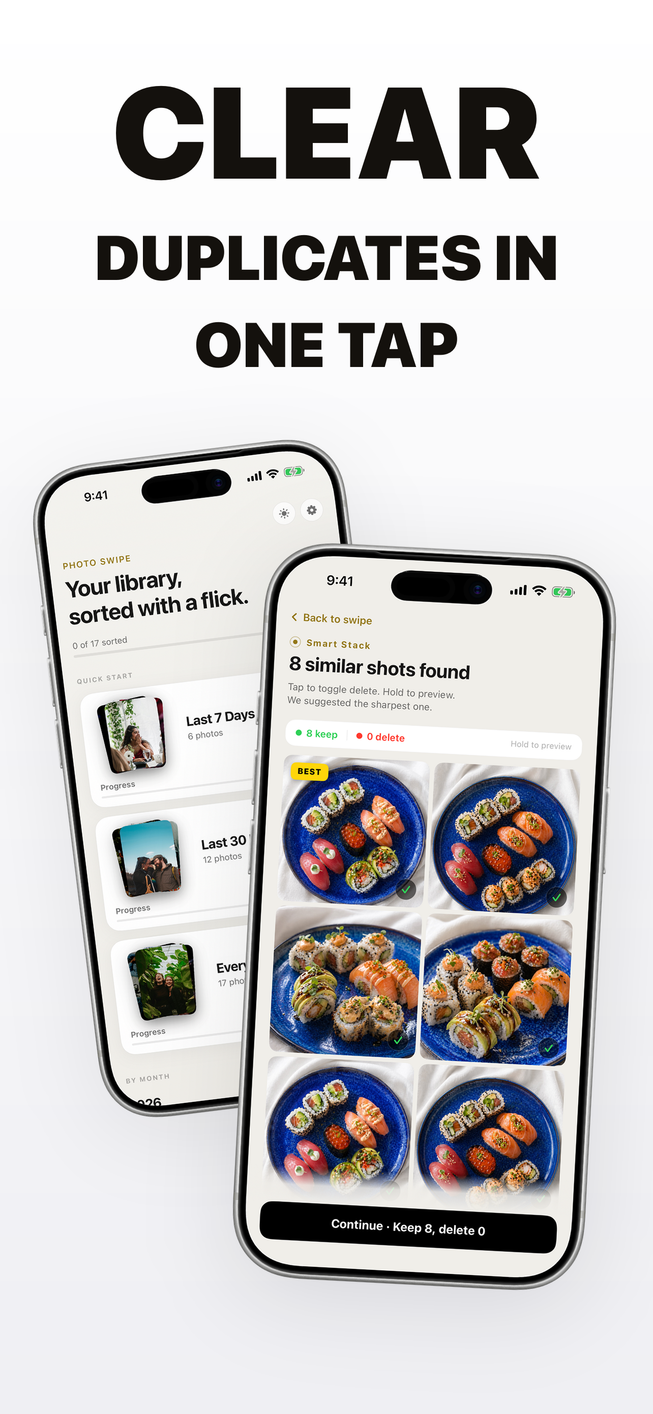 SwipePhotos: Photo Cleaner