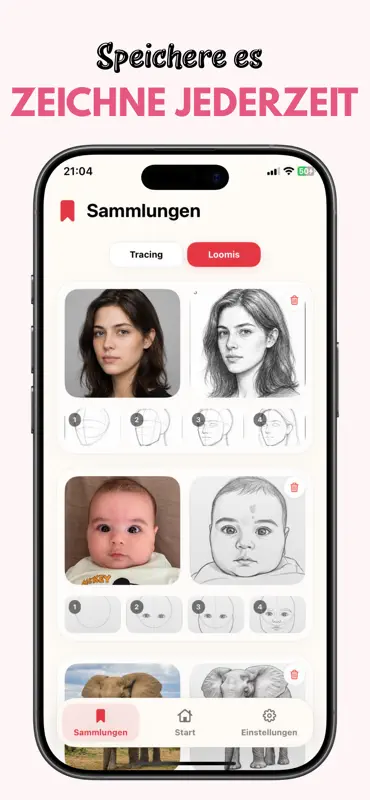 Sketch Steps: AI Loomis Draw screenshot 3 of 6