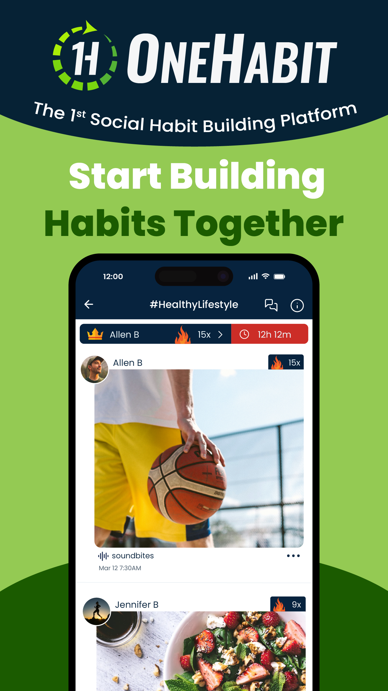 OneHabit: Social Habit Builder