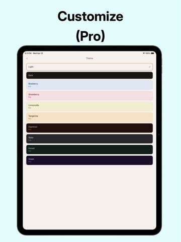 Daily Pages - Morning Journal iPad screenshot