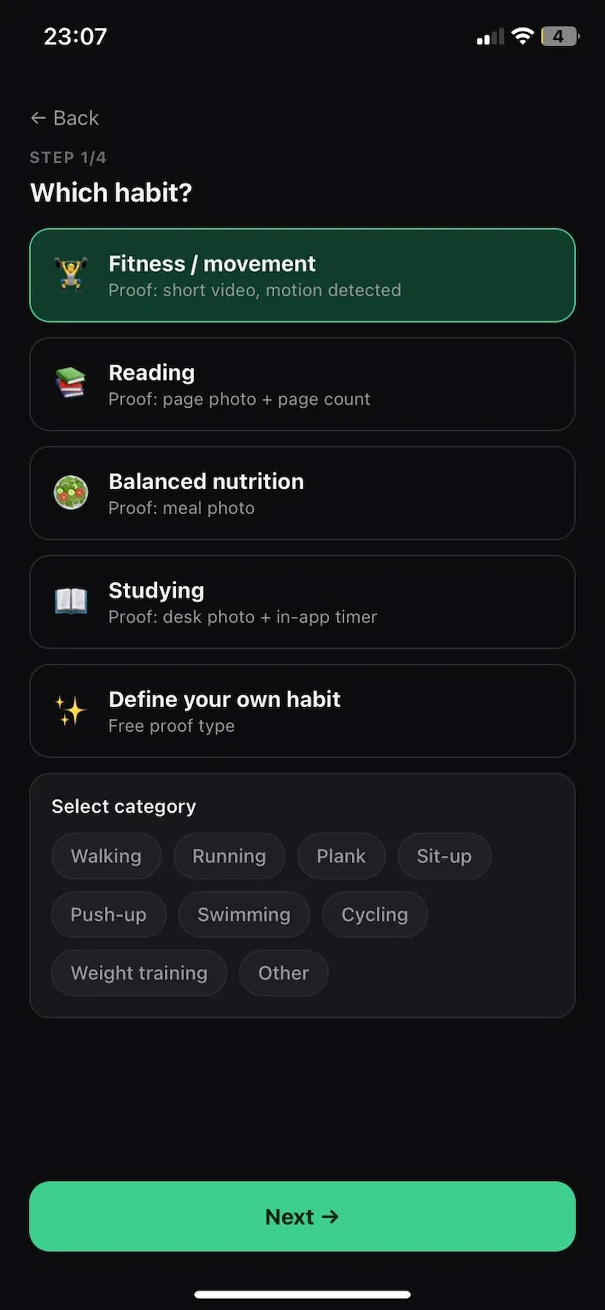 Pakt: Habit Challenge screenshot 2