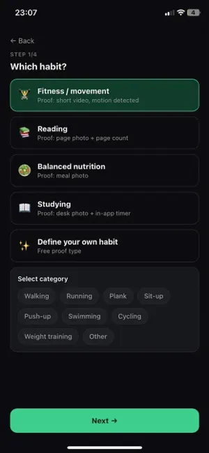 Pakt: Habit Challenge screenshot 2