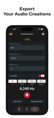 Sound Generator Frequency Hz screenshot 5