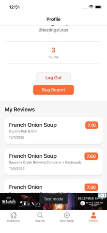 OneSlurp iPhone screenshot