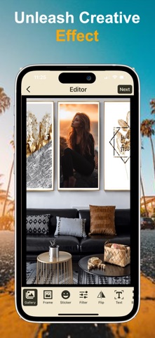 FrameMagic –Photo Editor & Art iPhone screenshot