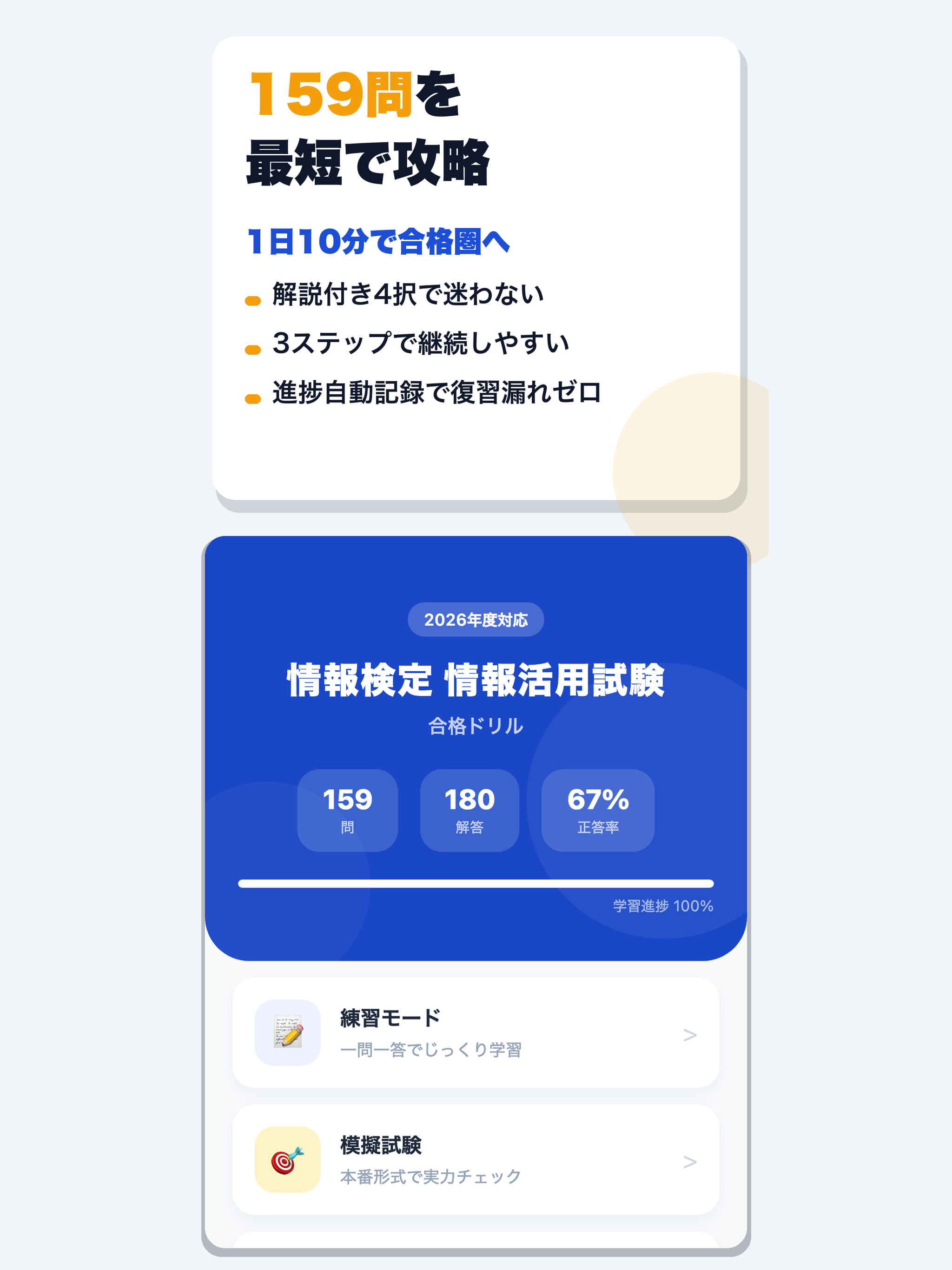情報検定 情報活用試験 合格ドリル