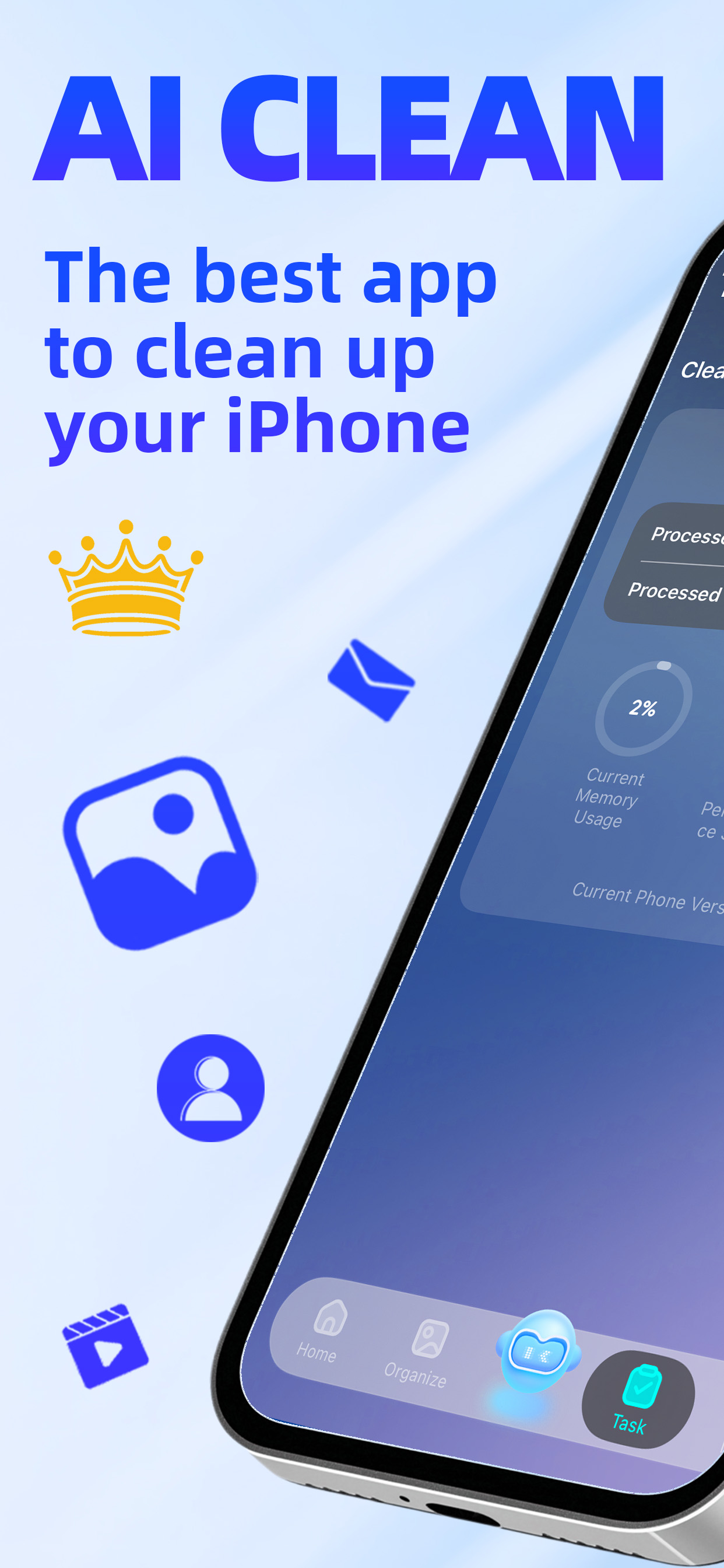 Cleaner-Cleanup Phone Storage