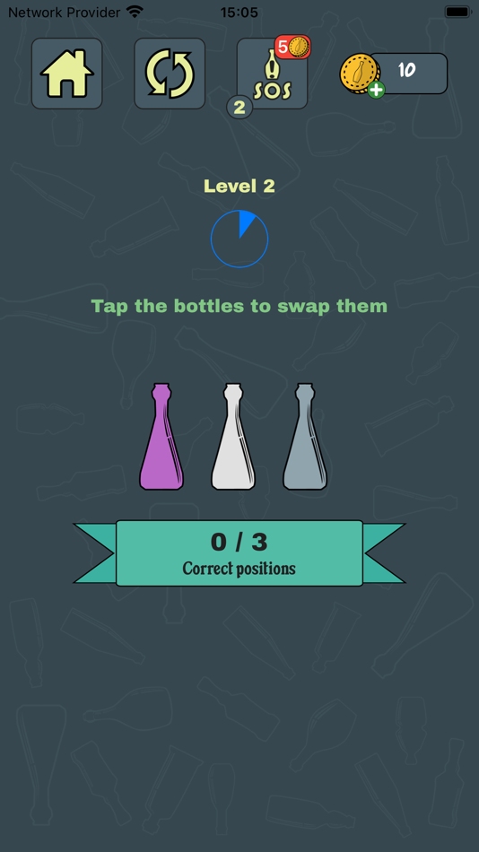 #2. Bottles Game Challenge (iOS) Podle: Laurentiu Popa