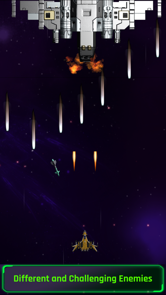 #3. Space Shooter Game - Offline (iOS) 由: Sumeyye Gumus Uzun