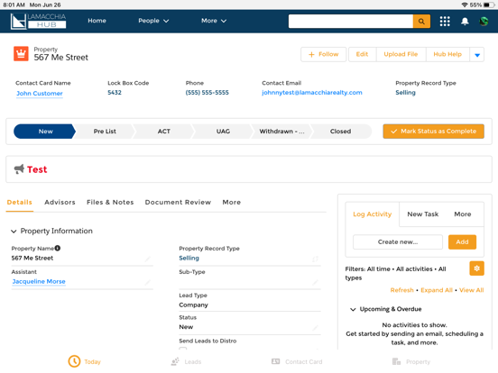 LamacchiaHub iPad screenshot 4 - Business app