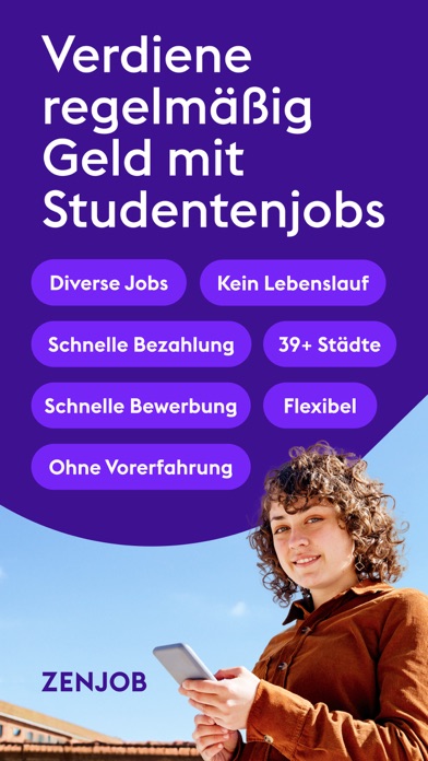 Screenshot #1 pour Zenjob - Flexible Nebenjobs