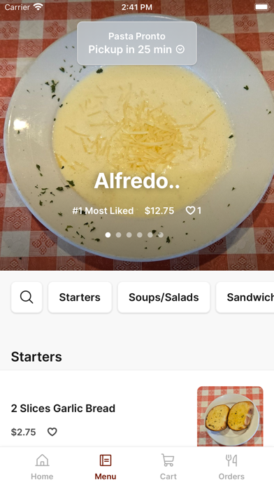 Pasta Pronto To Go iPhone screenshot 2 - Food & Drink app