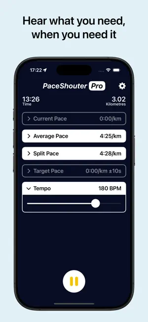 PaceShouter screenshot 2