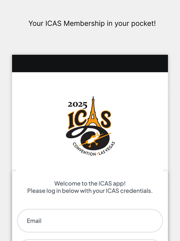The ICAS App iPad screenshot 1 - Business app