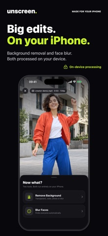Unscreen: AI Remove Video Bg Screenshot 6 of 6