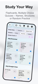Organic Chemistry Naming Tutor screenshot
