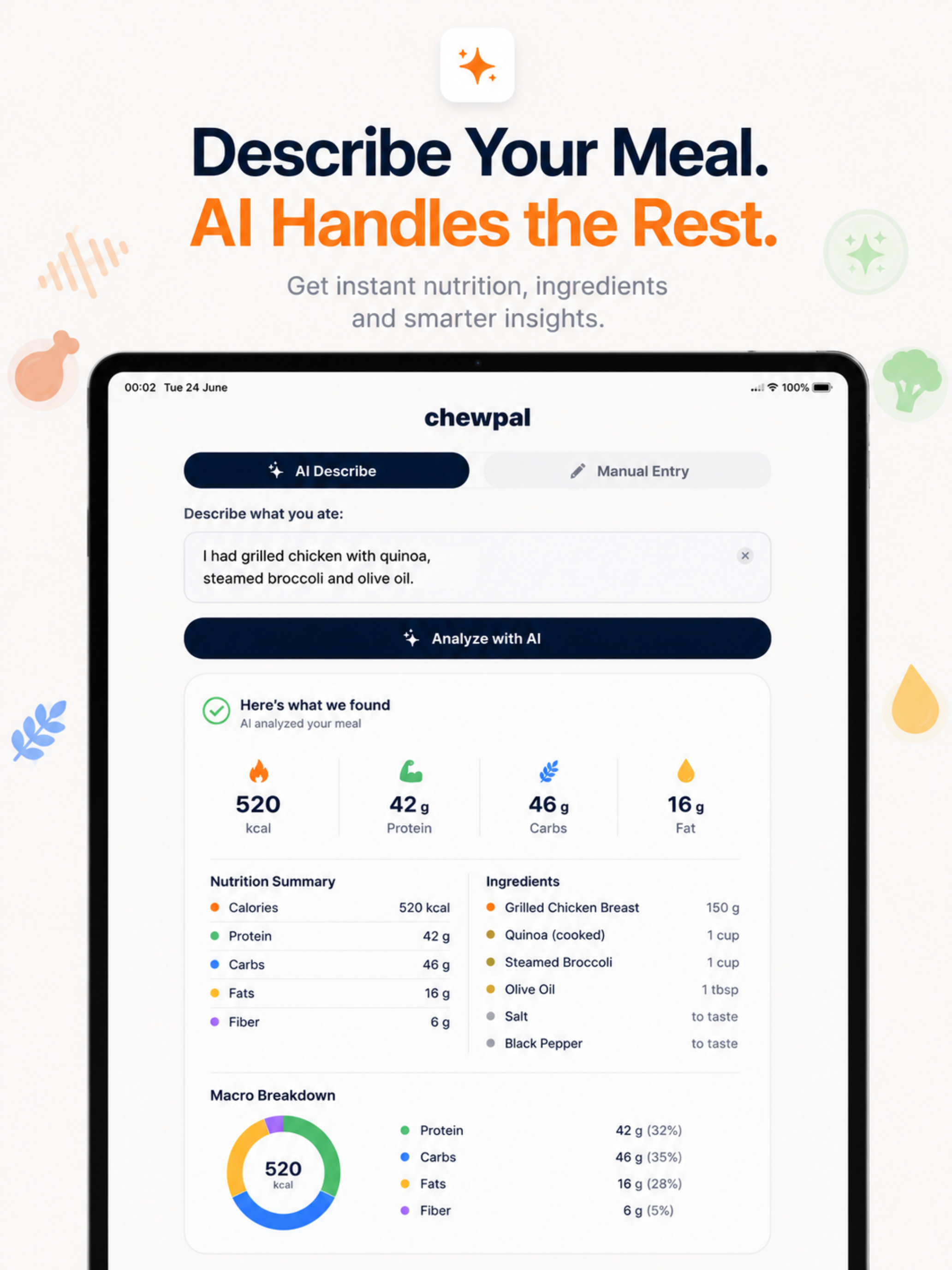 Chewpal - AI Calorie Counter screenshot 14