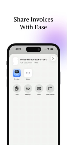 Easy Invoice Maker - Invoicoo Screenshot 5 of 5