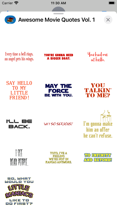 Awesome Movie Quotes Vol. 1 Screenshot
