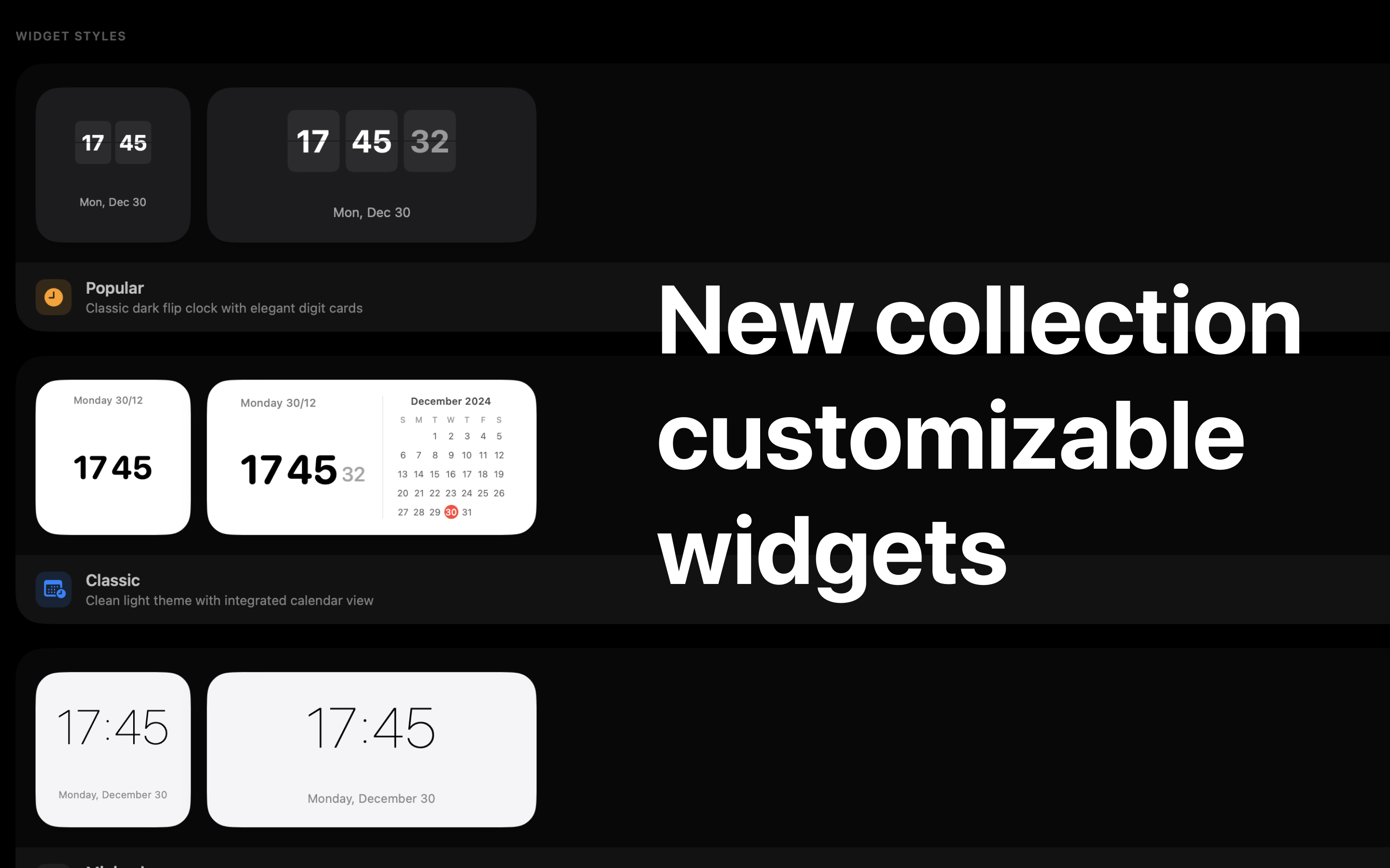 Flip Clock & Digital Widgets screenshot 11
