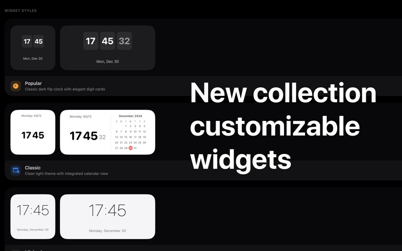 Flip Clock & Digital Widgets app screenshot 3