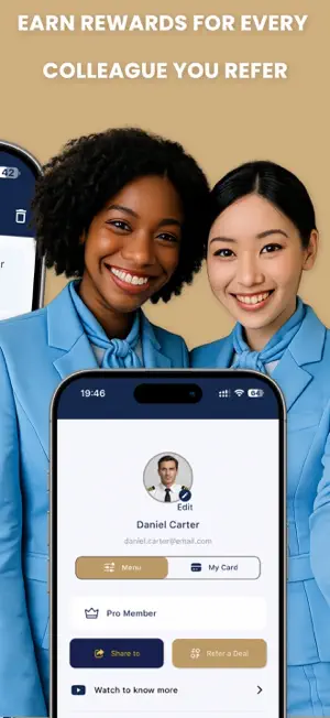 CrewVIP AI Airline Staff Perks screenshot 2