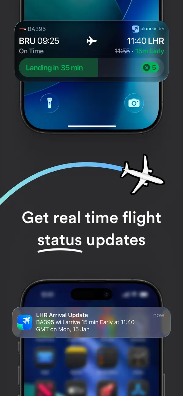 Screenshot #3 pour Plane Finder ⁃ Flight Tracker