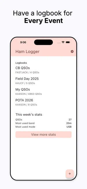 Ham Logger: Ham Radio Logbook screenshot 1