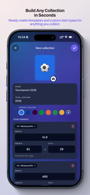 Kompletto: Sticker Tracker screenshot 2