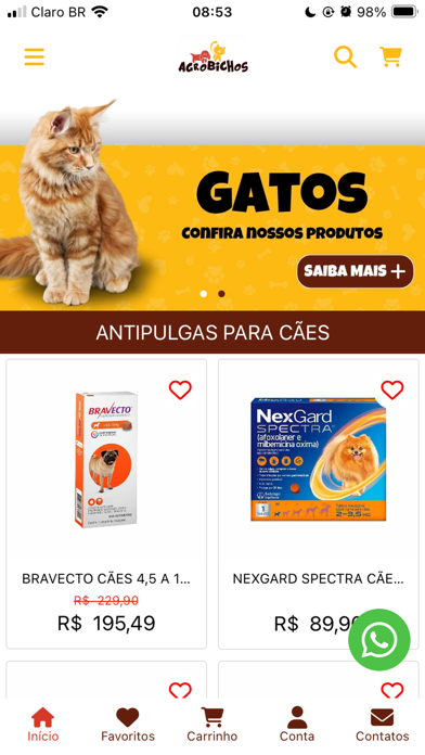 Screenshot 3 of Agrobichos Pet shop App