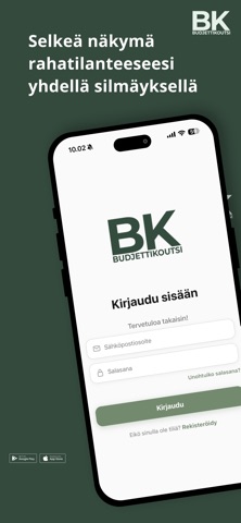Budjettikoutsi screenshot