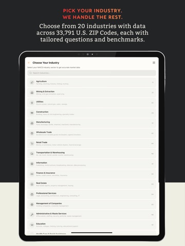 Talonoid — Business Plan Maker iPad screenshot