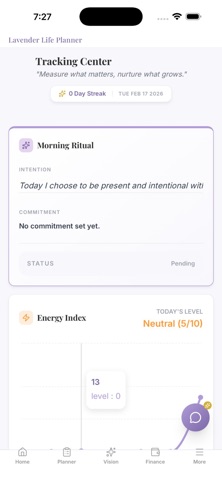Lavender Life Planner screenshot