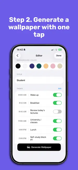 Daily Planner on Wallpaper screenshot 4