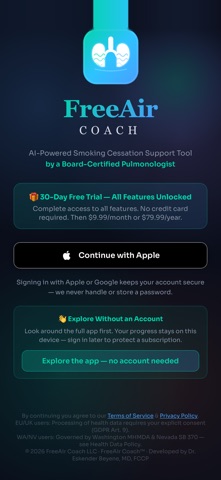 FreeAir Coach: Quit Nicotine Screenshot 8 of 8