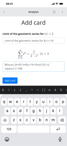 TeXEditor: LaTeX Ai Flashcards screenshot