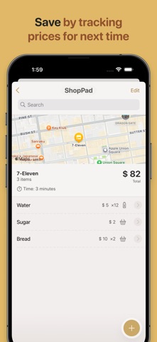 ShopPad: Shopping Tracker iPhone screenshot