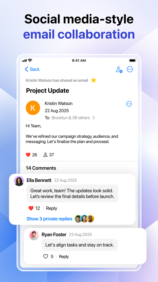 #4. Zoho Mail - Email and Calendar (iOS) Podle: Zoho Corporation