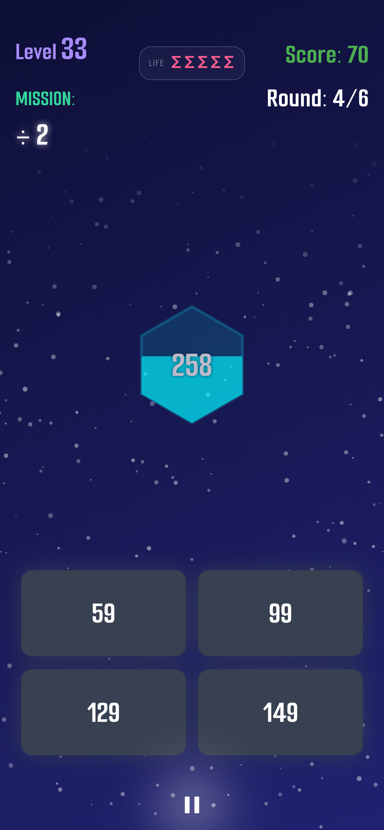 Sigma Fall - Math Game screenshot 3