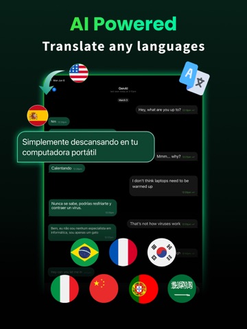 GenAI - AI Chatbot iPad screenshot