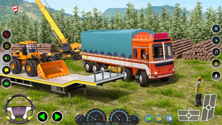 Indian Truck Offroad Games 3D screenshot-3