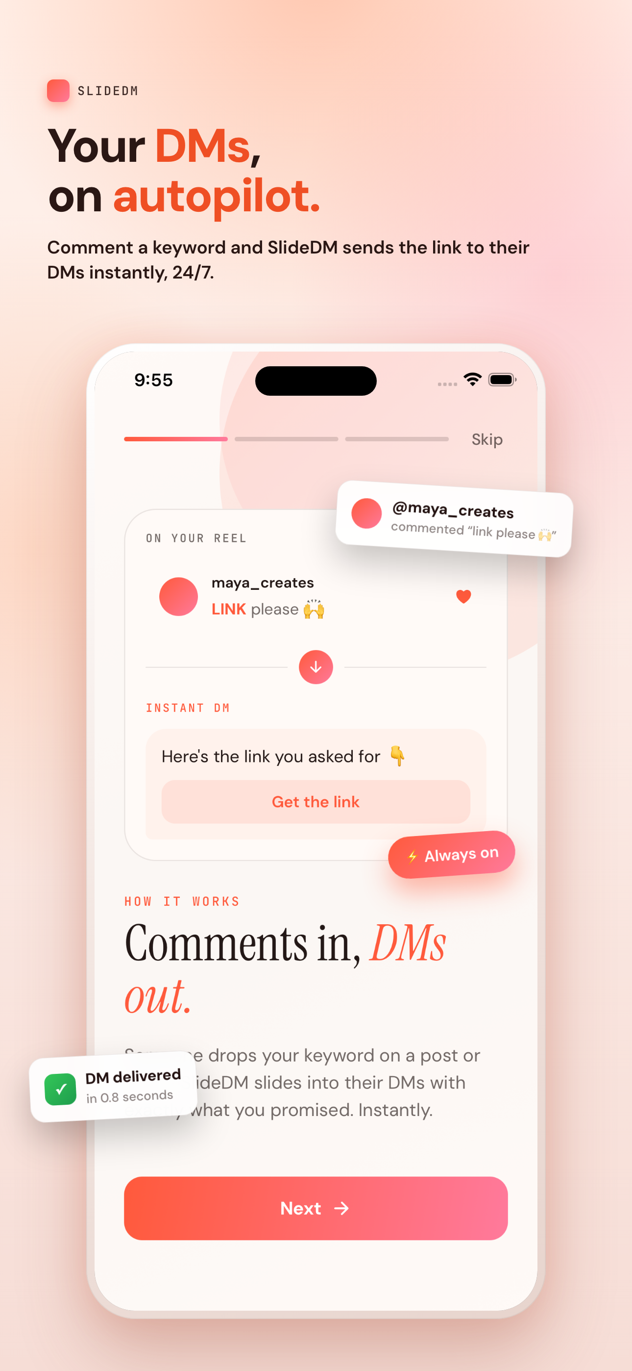 SLIDEDM | DM Automation Tool screenshot 4