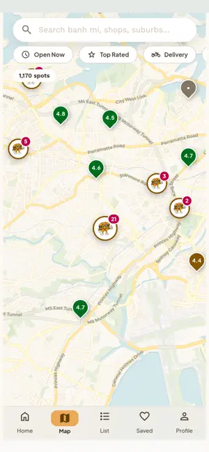 Banh Mi Locator screenshot 2