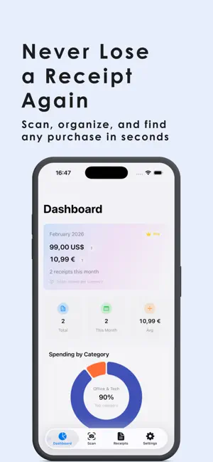 ReceiptNest: Receipt Scanner screenshot 1