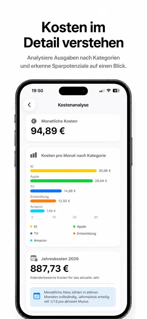 Screenshot #2 pour AboFalle – Abos verwalten