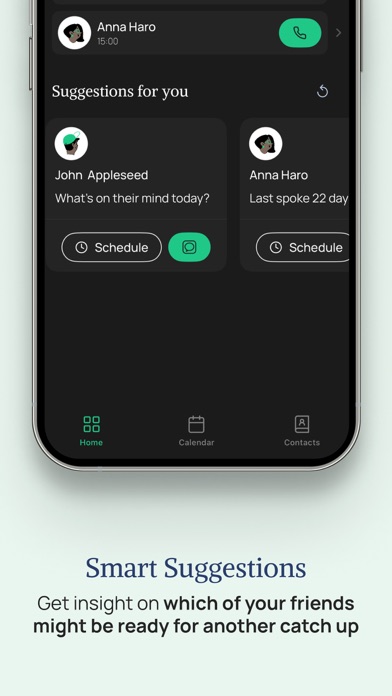 Friendship tracker: SoonCall Screenshot